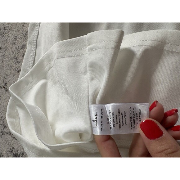 Lulus Beautifully Beloved White Mesh Off-the-Shoulder Maxi Dress Size Small - Picture 9 of 9